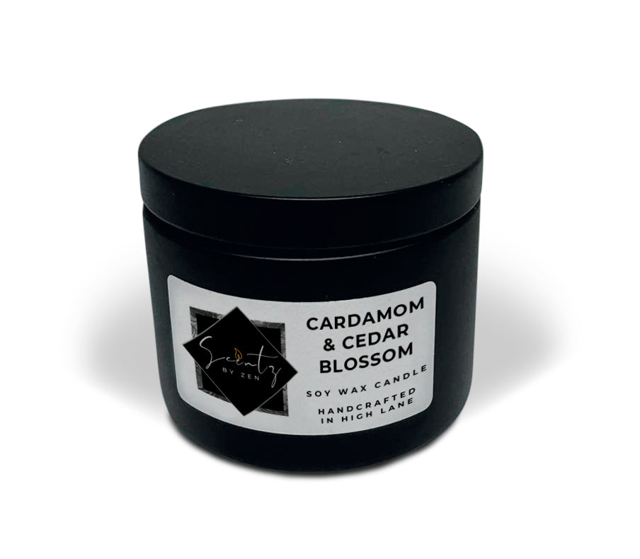 Cardamom & Cedar Blossom 4oz Candle - Scentz By Zen