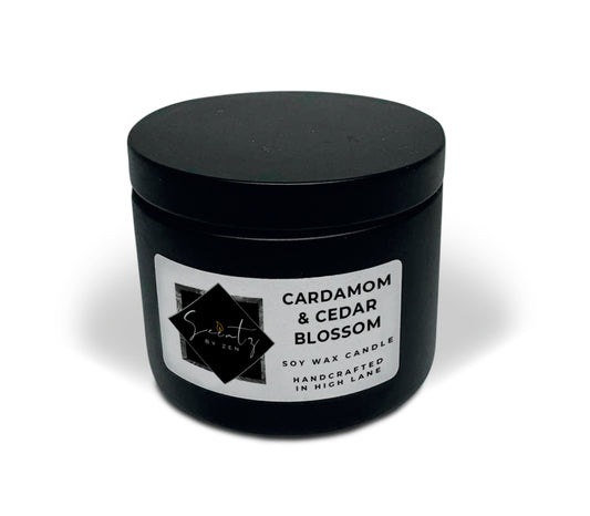 Cardamom & Cedar Blossom 4oz Candle - Scentz By Zen