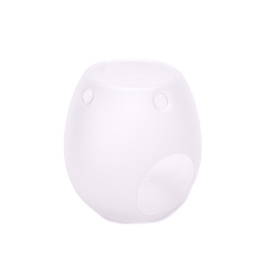 Frosted White- Glass Wax Melt Burner