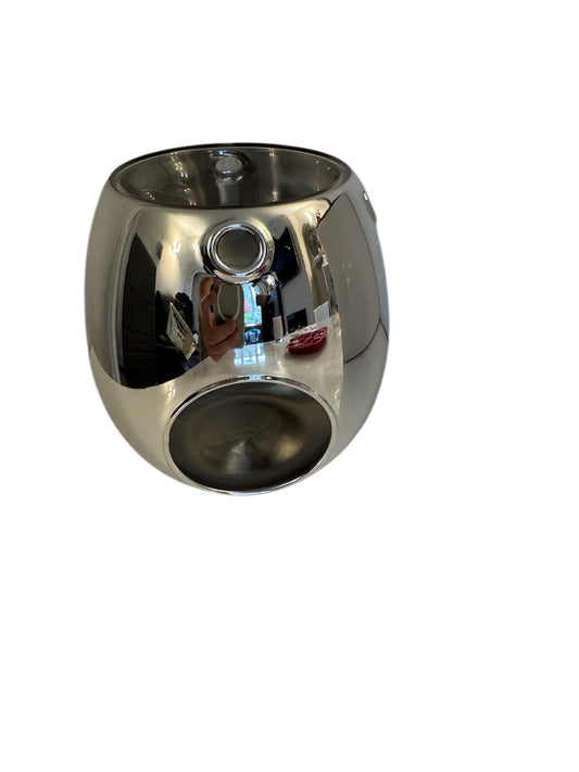 Silver - Glass Wax Melt Burner