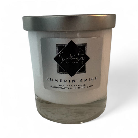 Pumpkin Spice Glass Tumbler